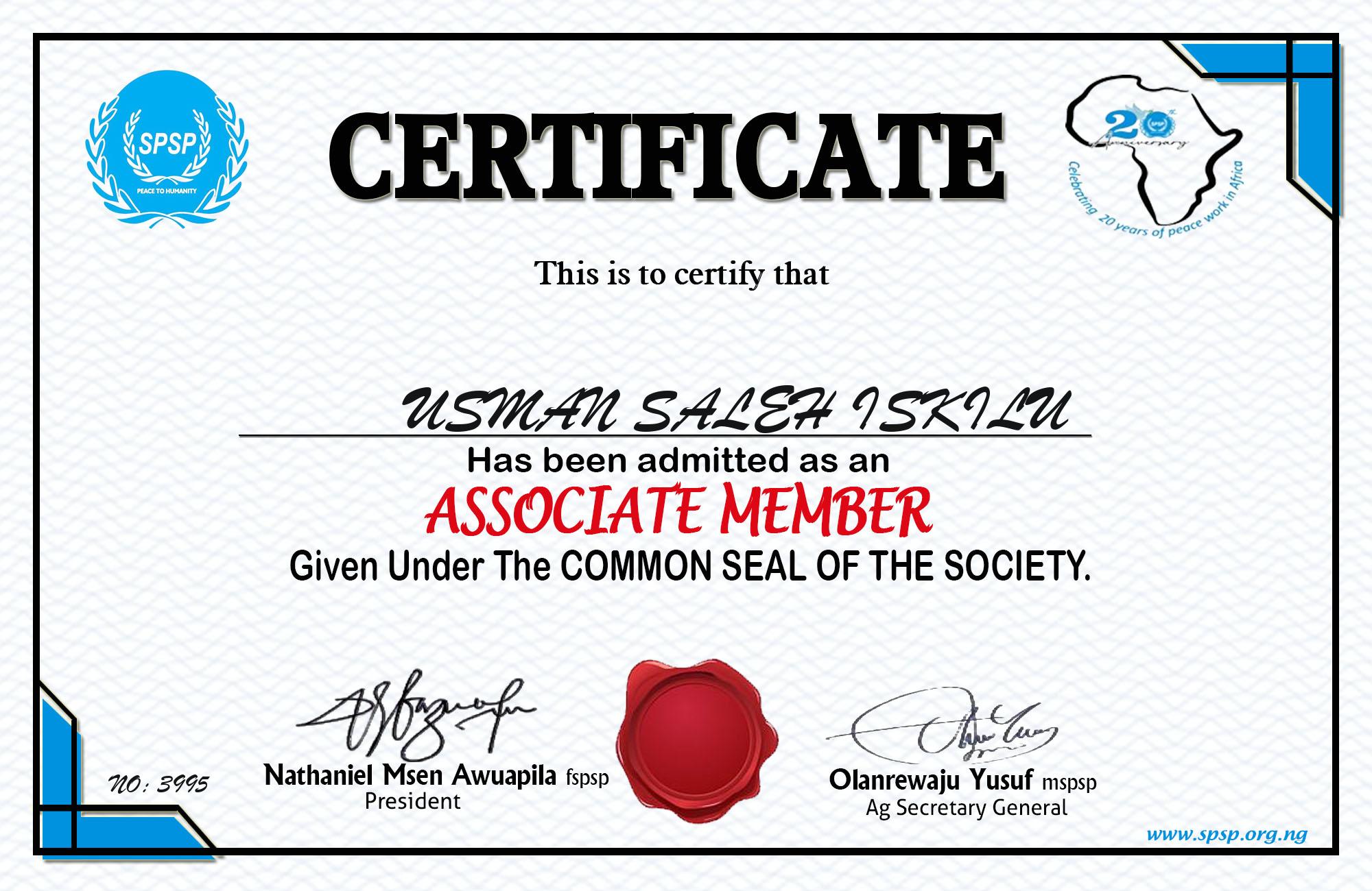 Certificate Image