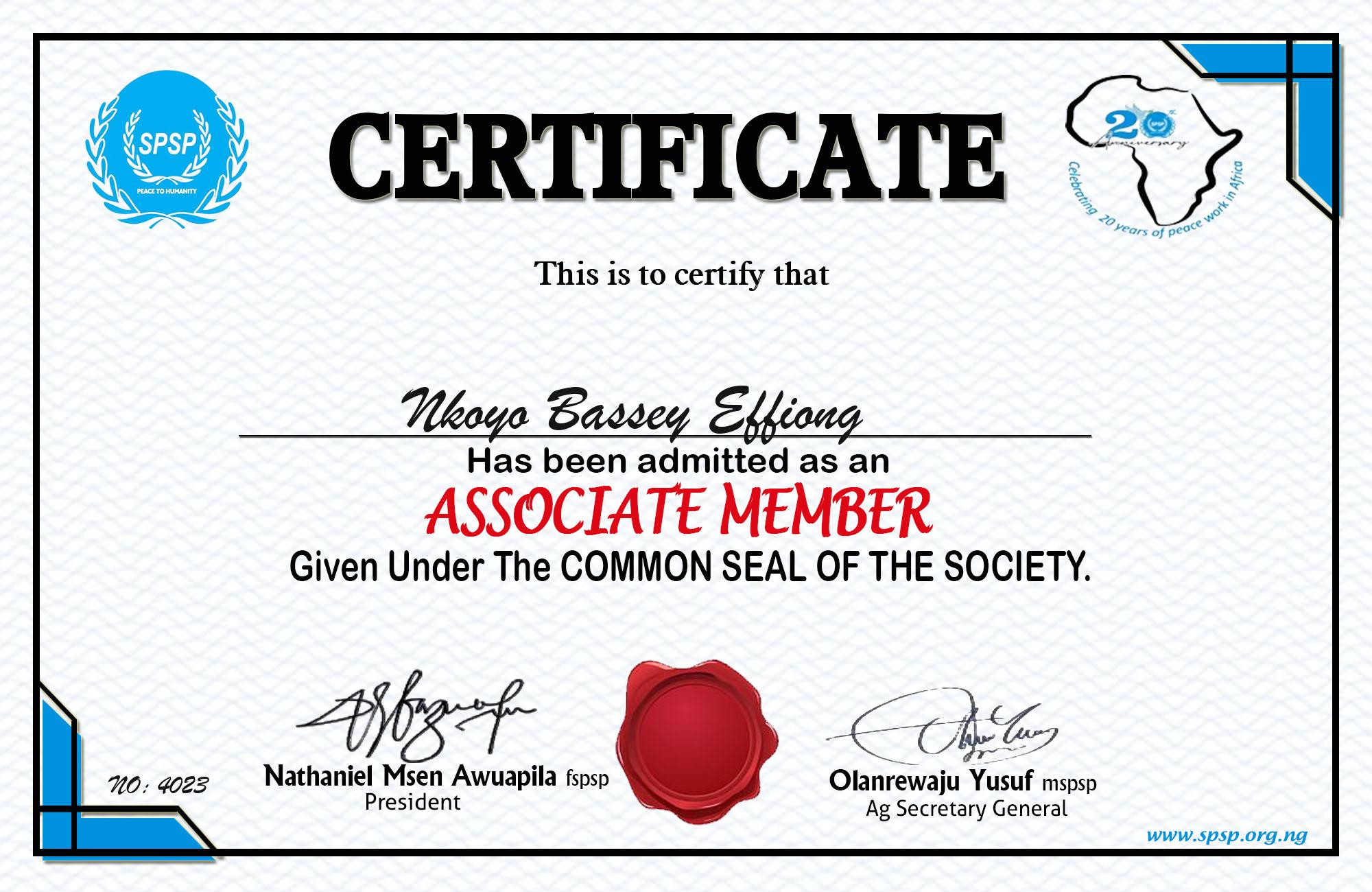 Certificate Image