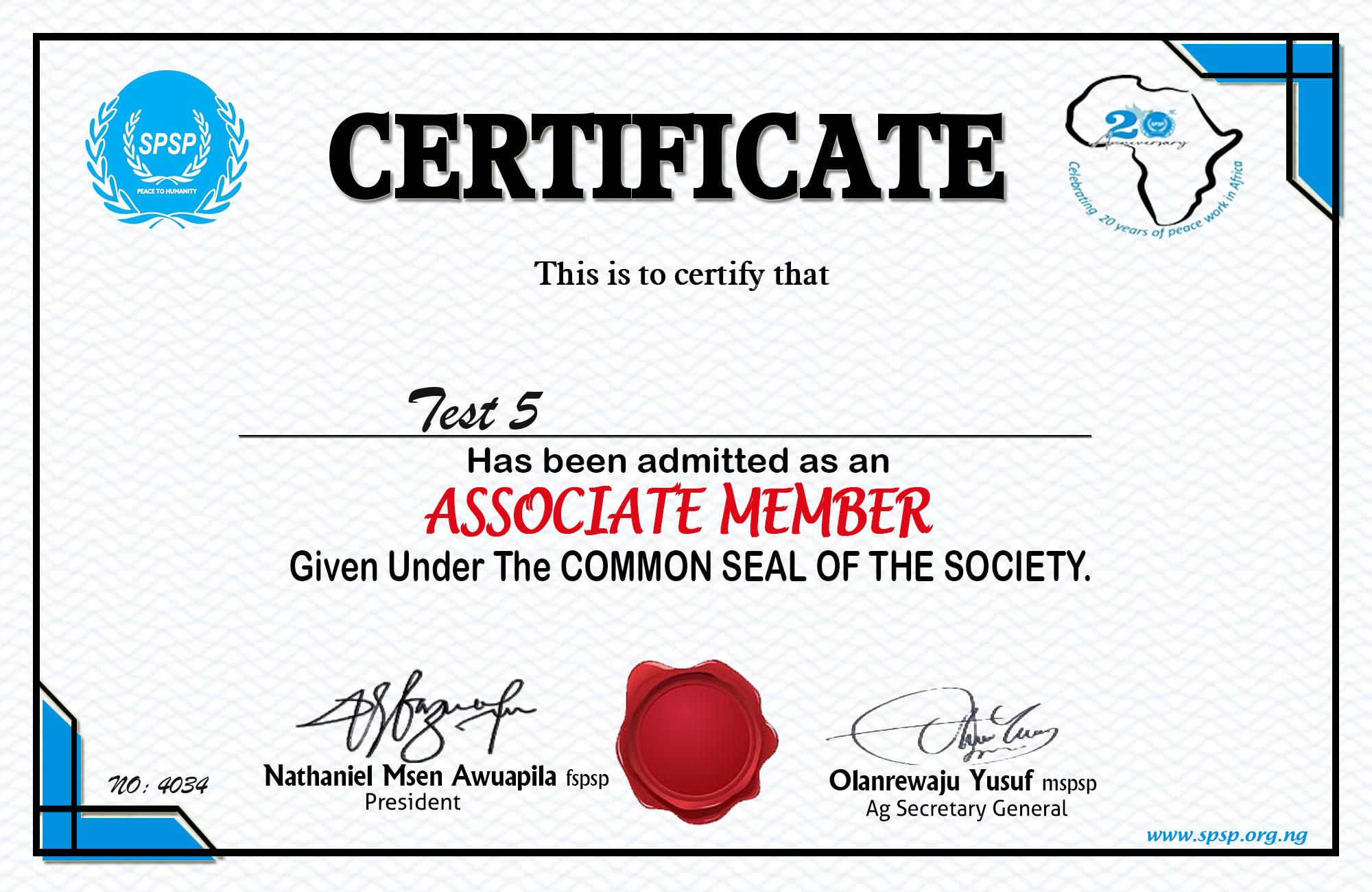 Certificate Image