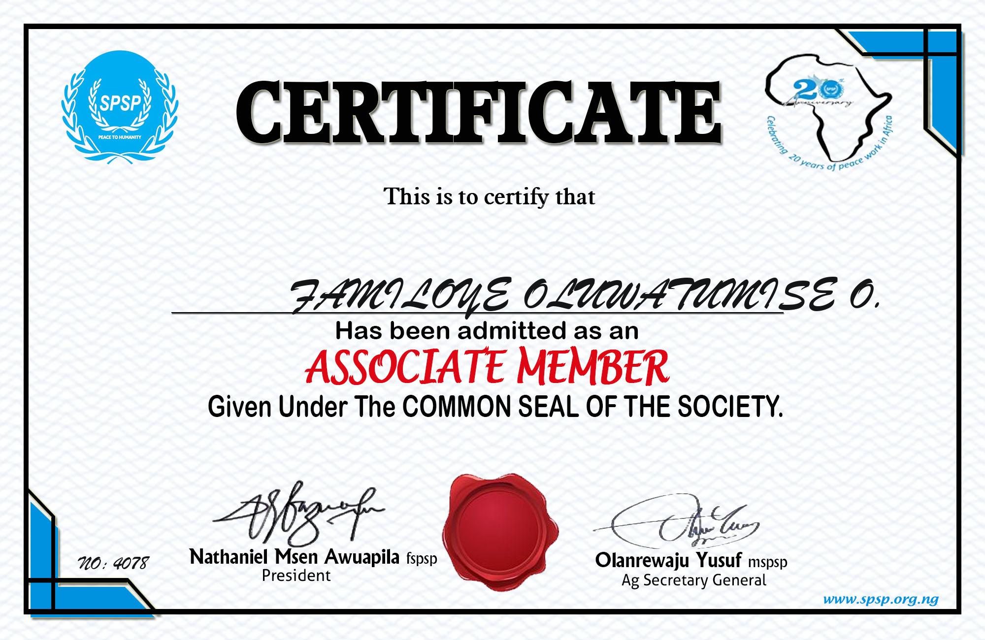 Certificate Image