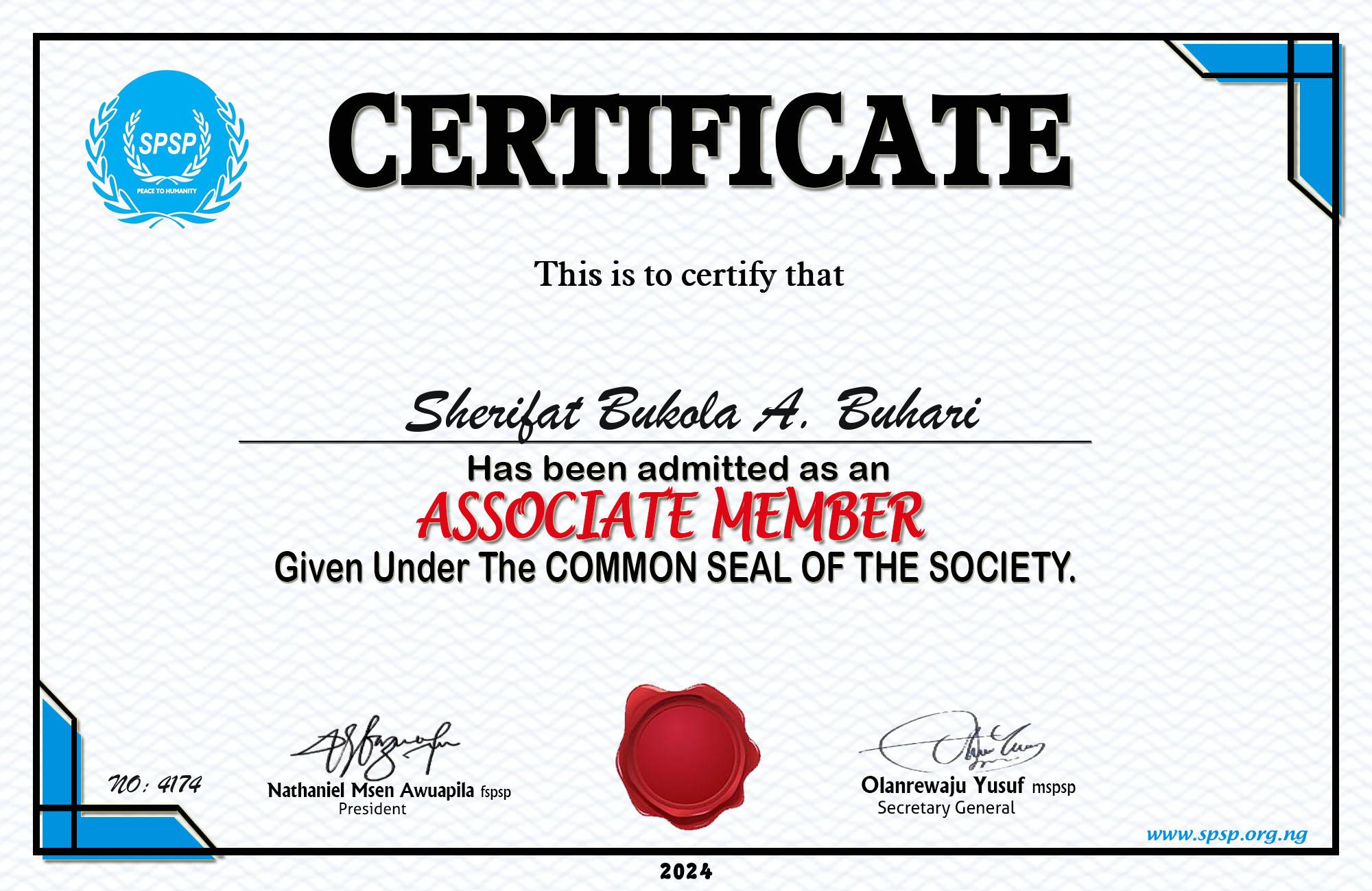 Certificate Image