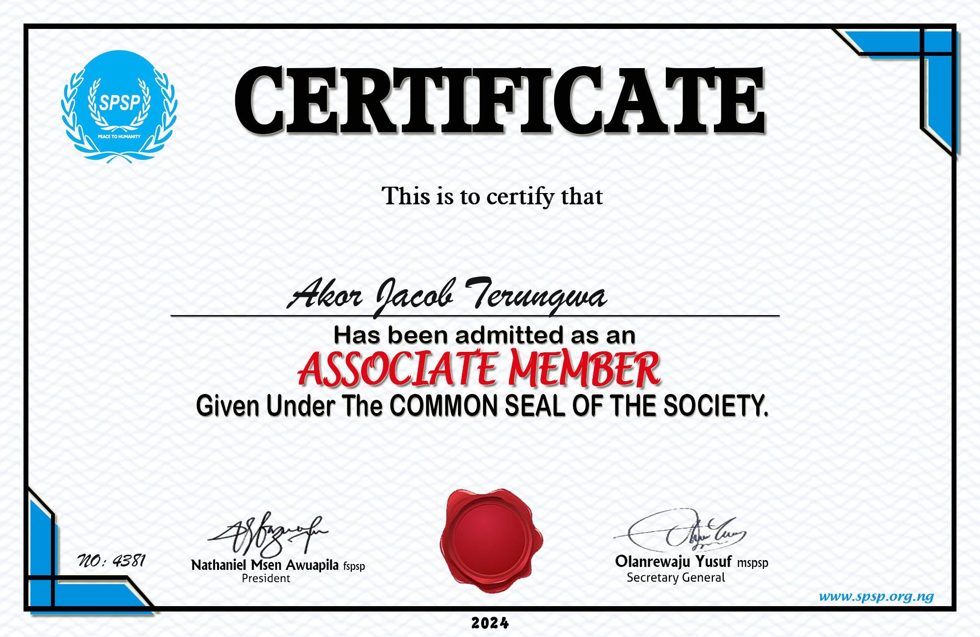 Certificate Image