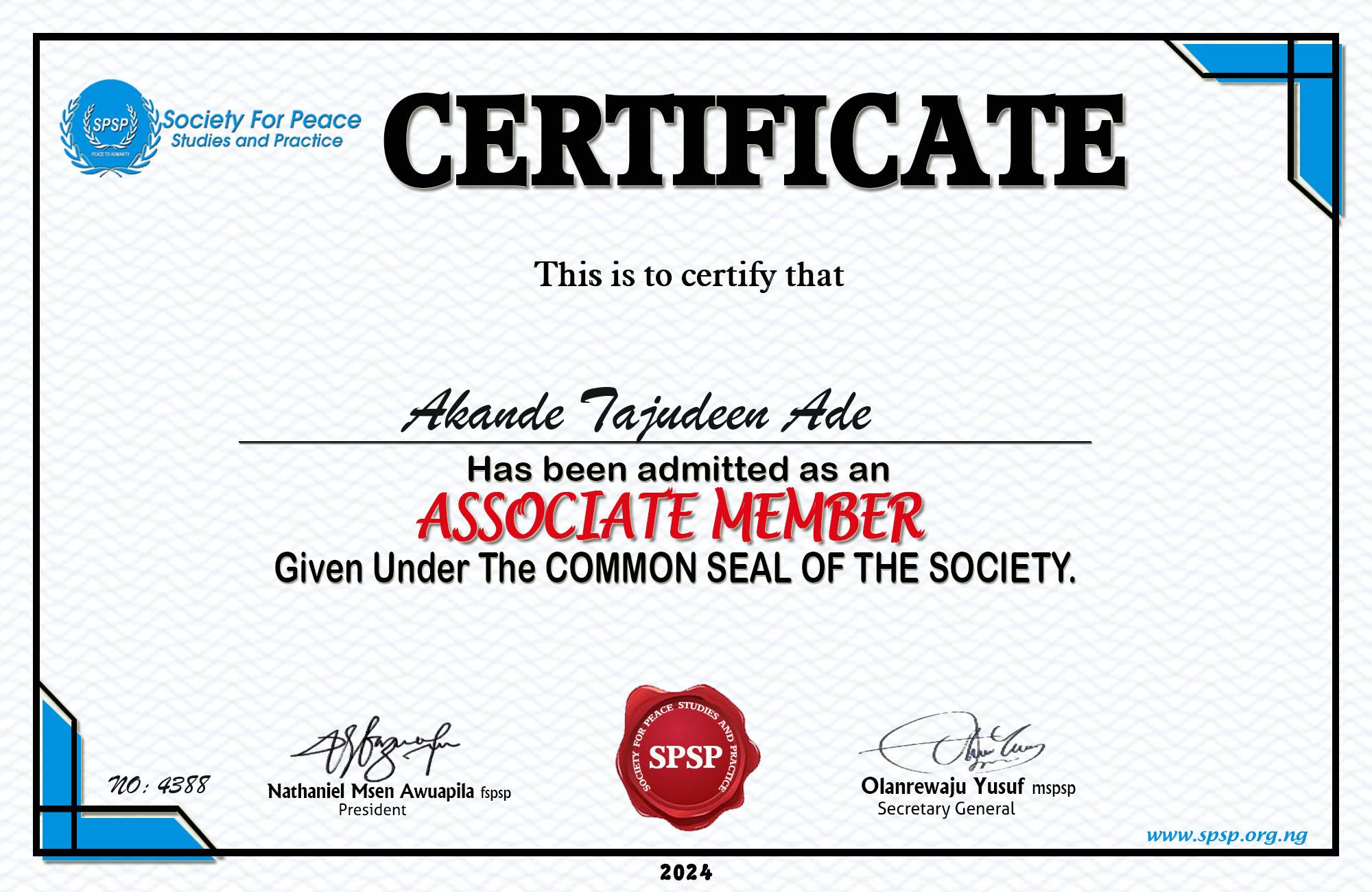 Certificate Image