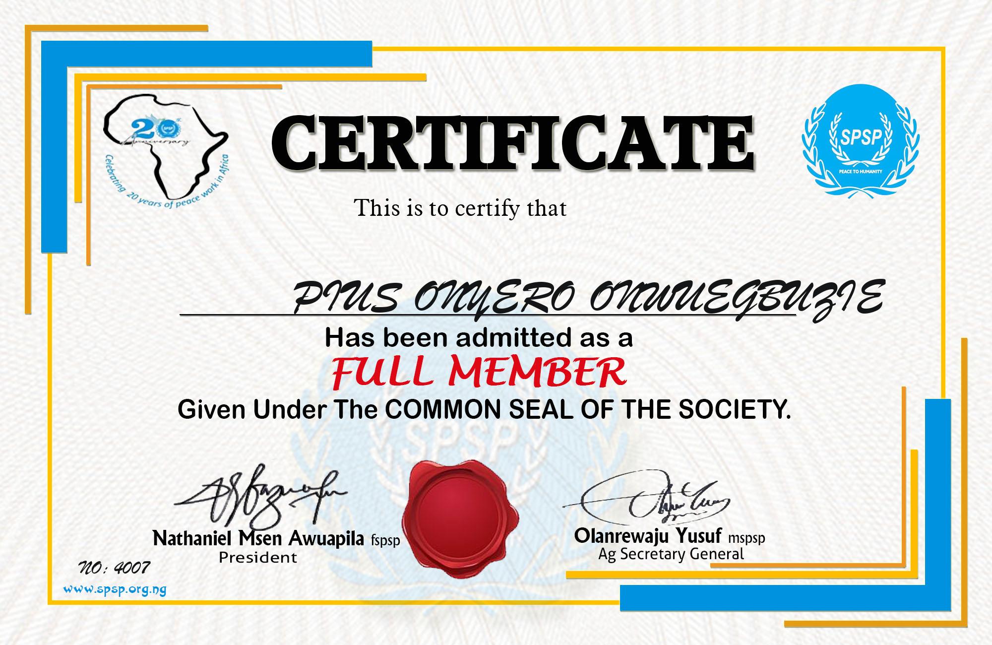 Certificate Image