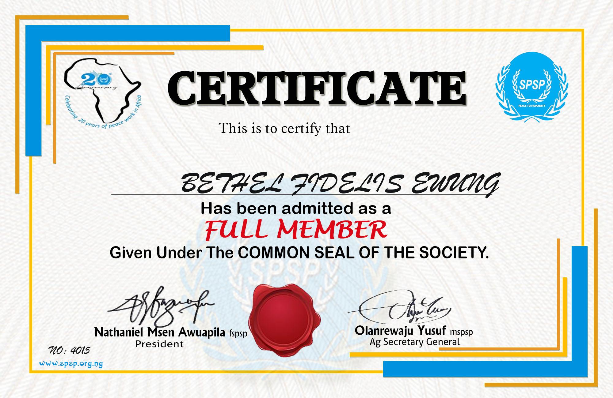 Certificate Image