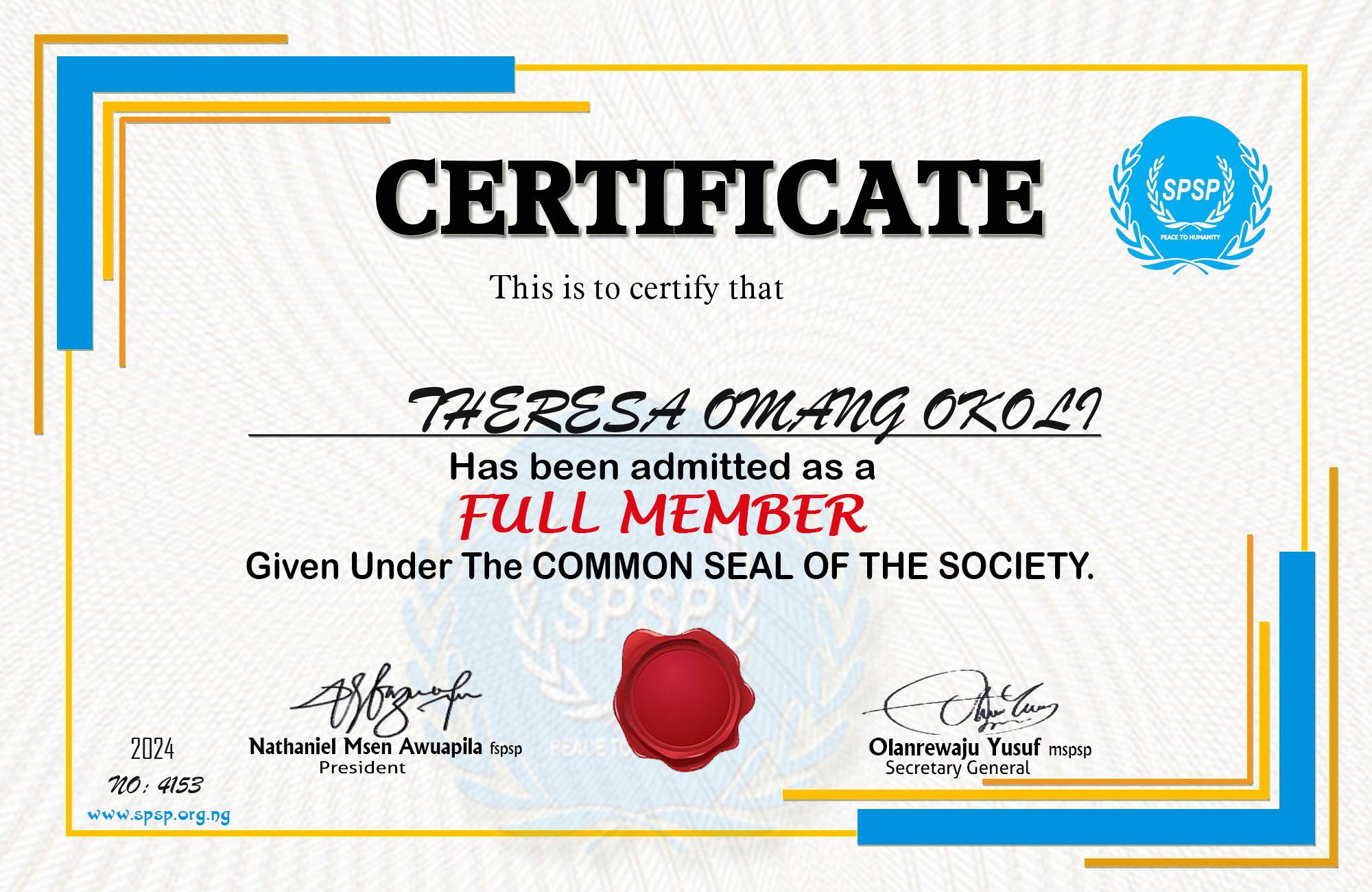 Certificate Image