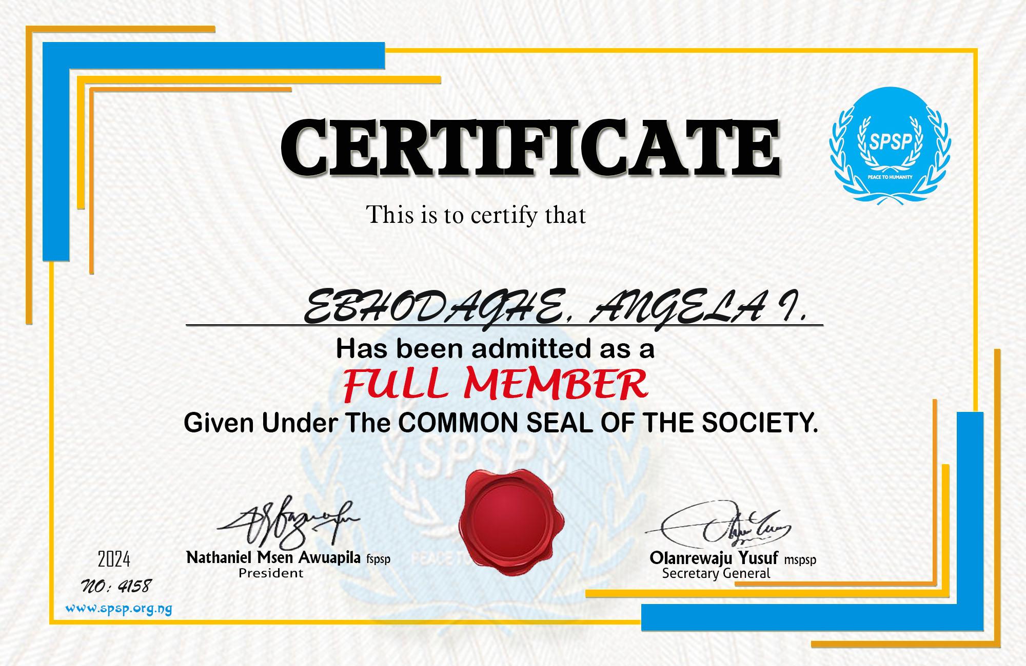 Certificate Image