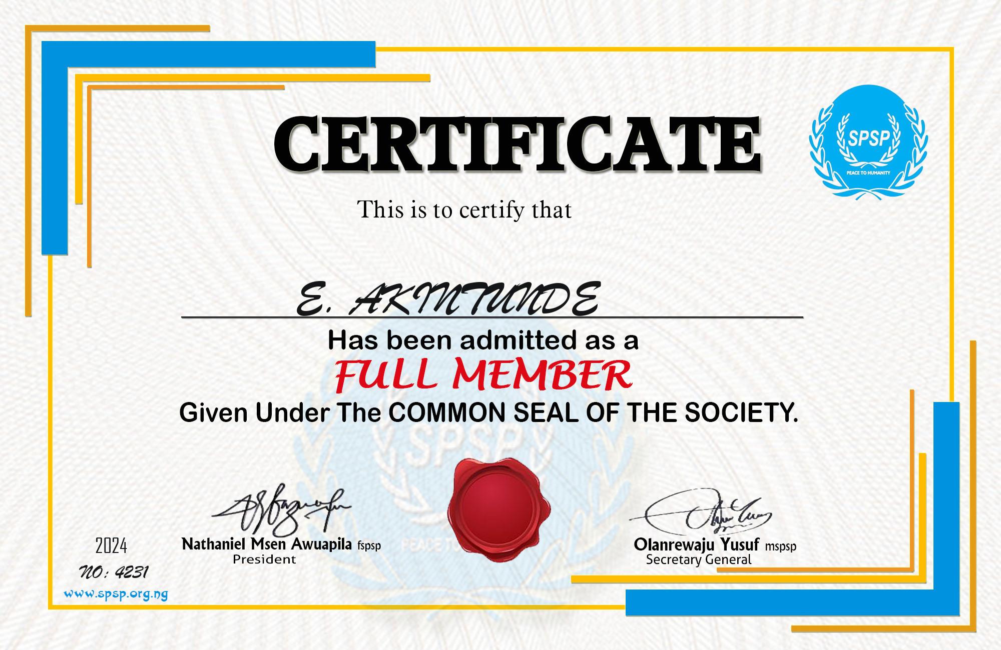 Certificate Image