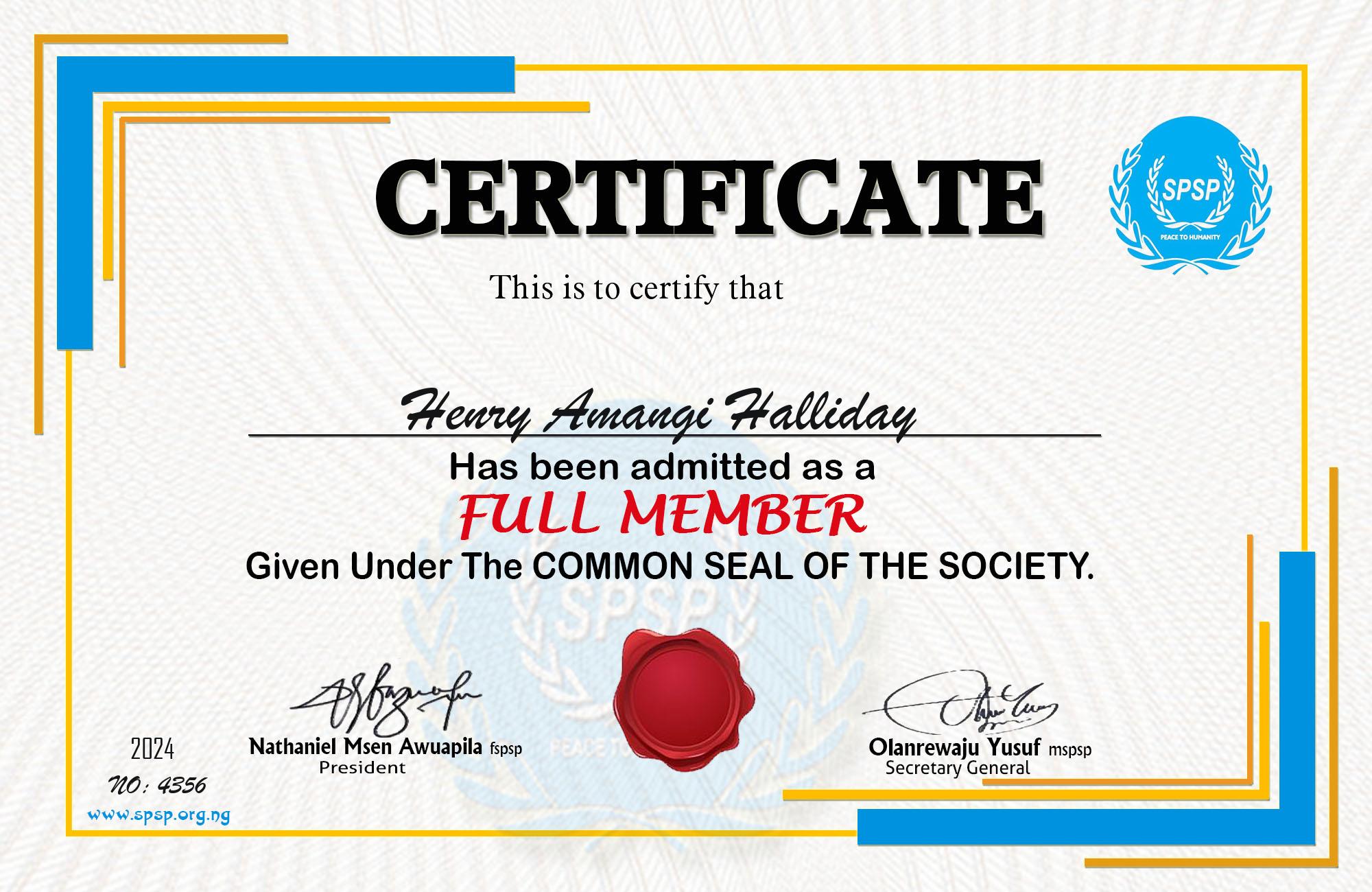 Certificate Image