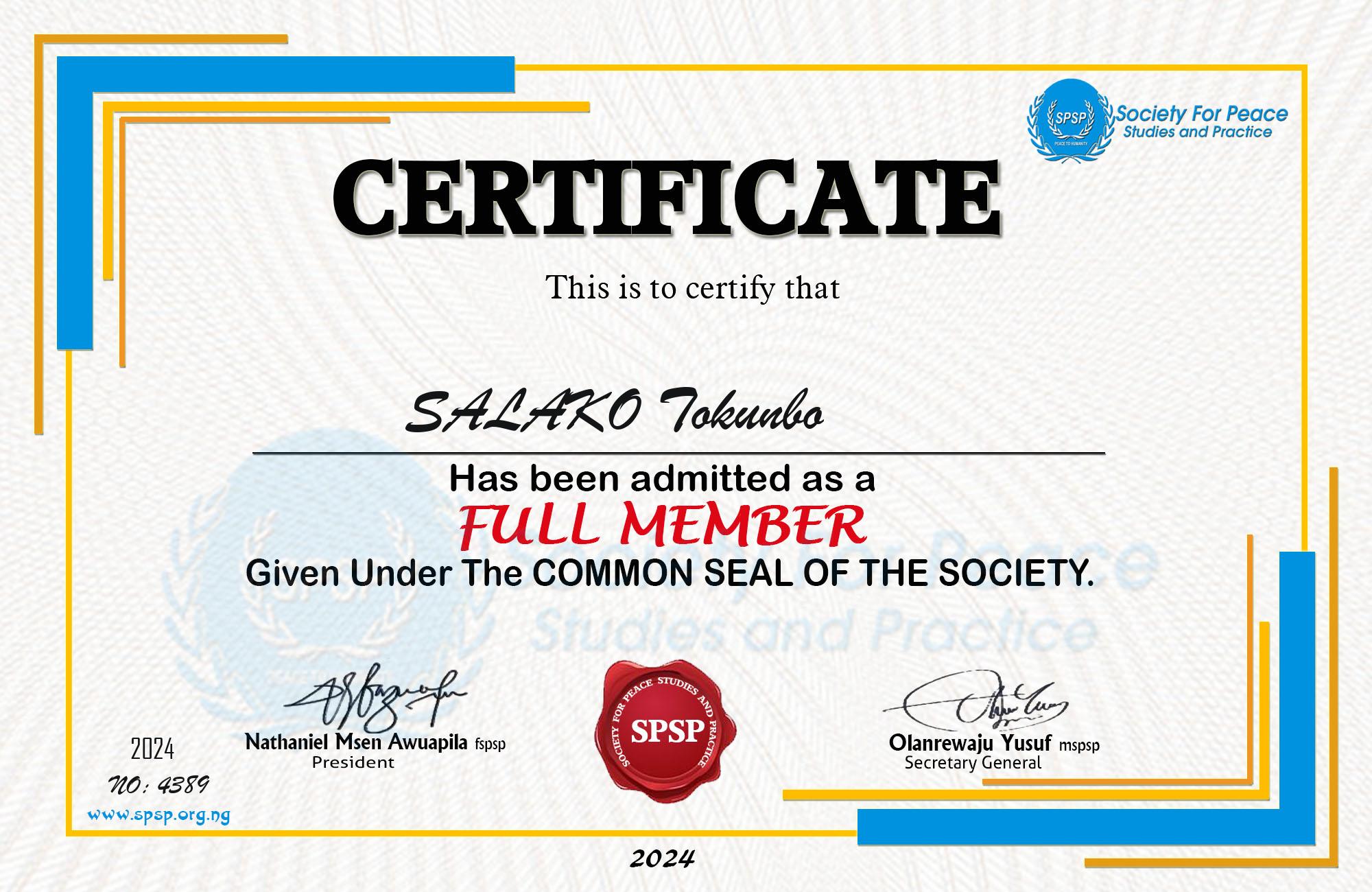 Certificate Image