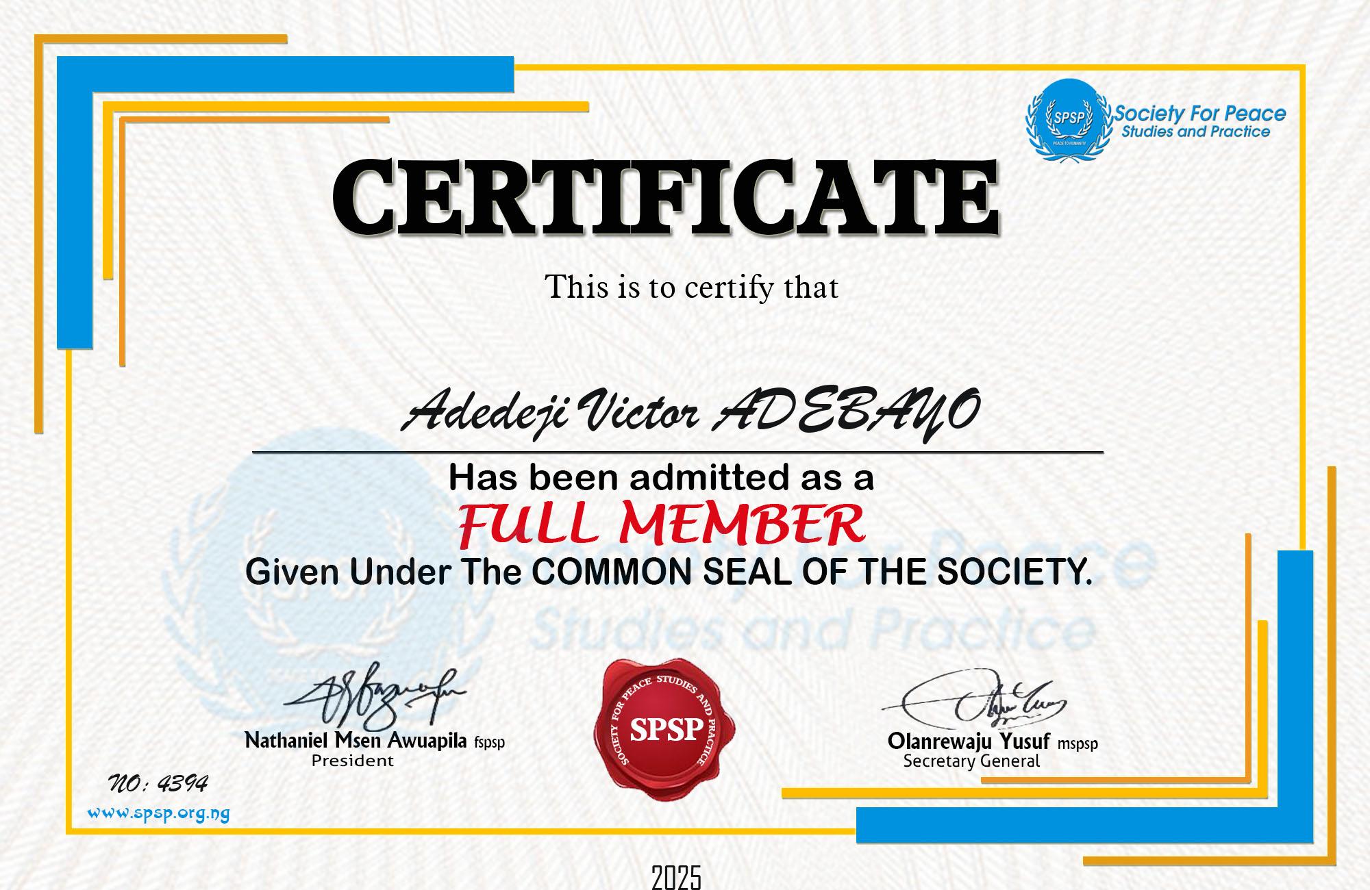Certificate Image