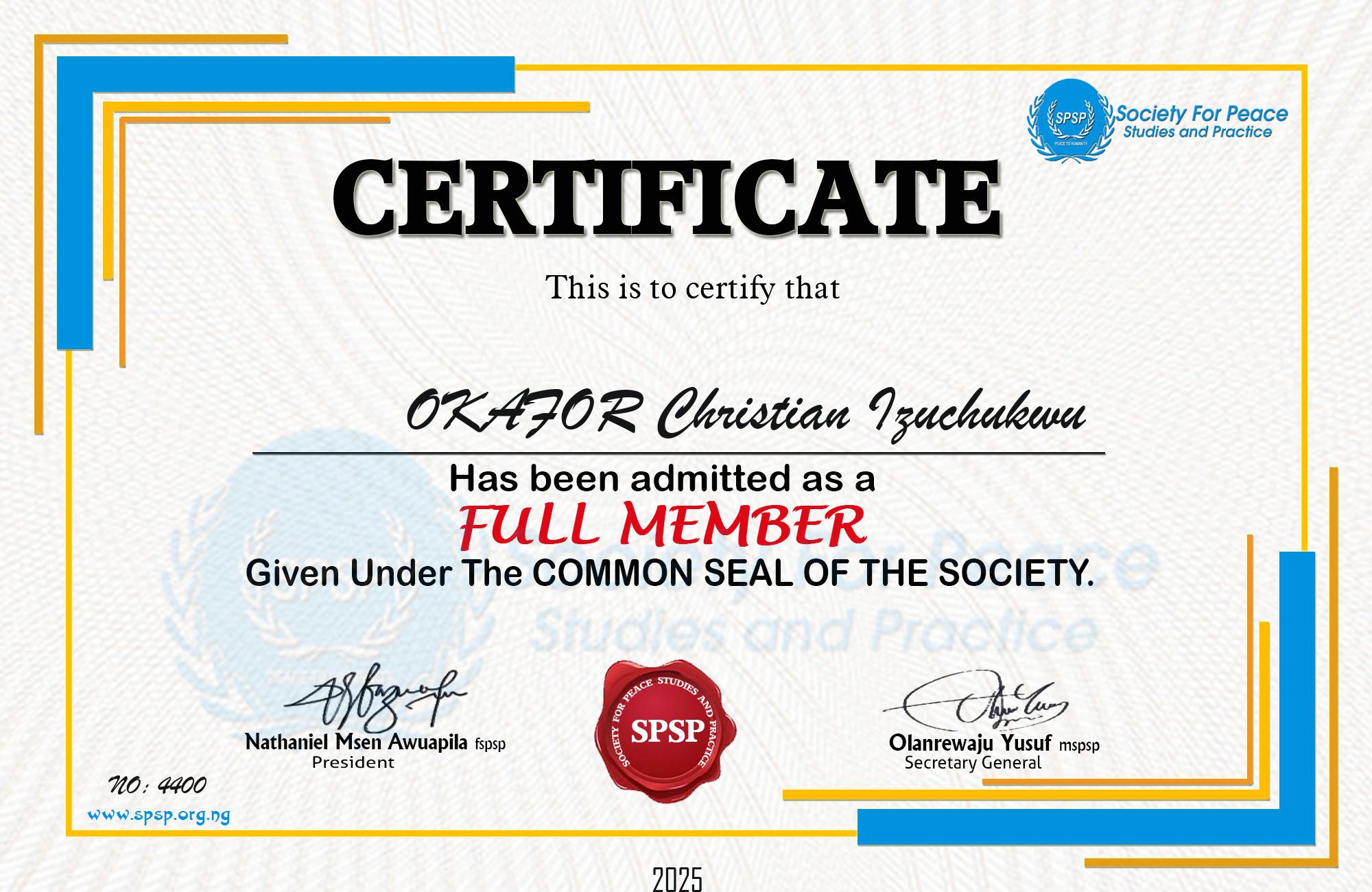 Certificate Image