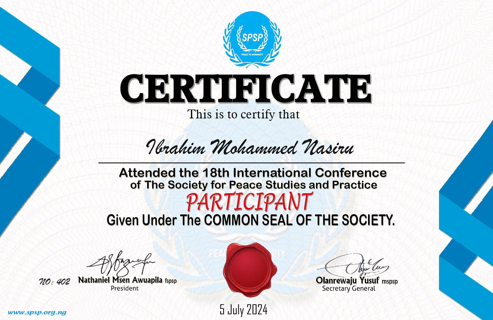 Certificate Image
