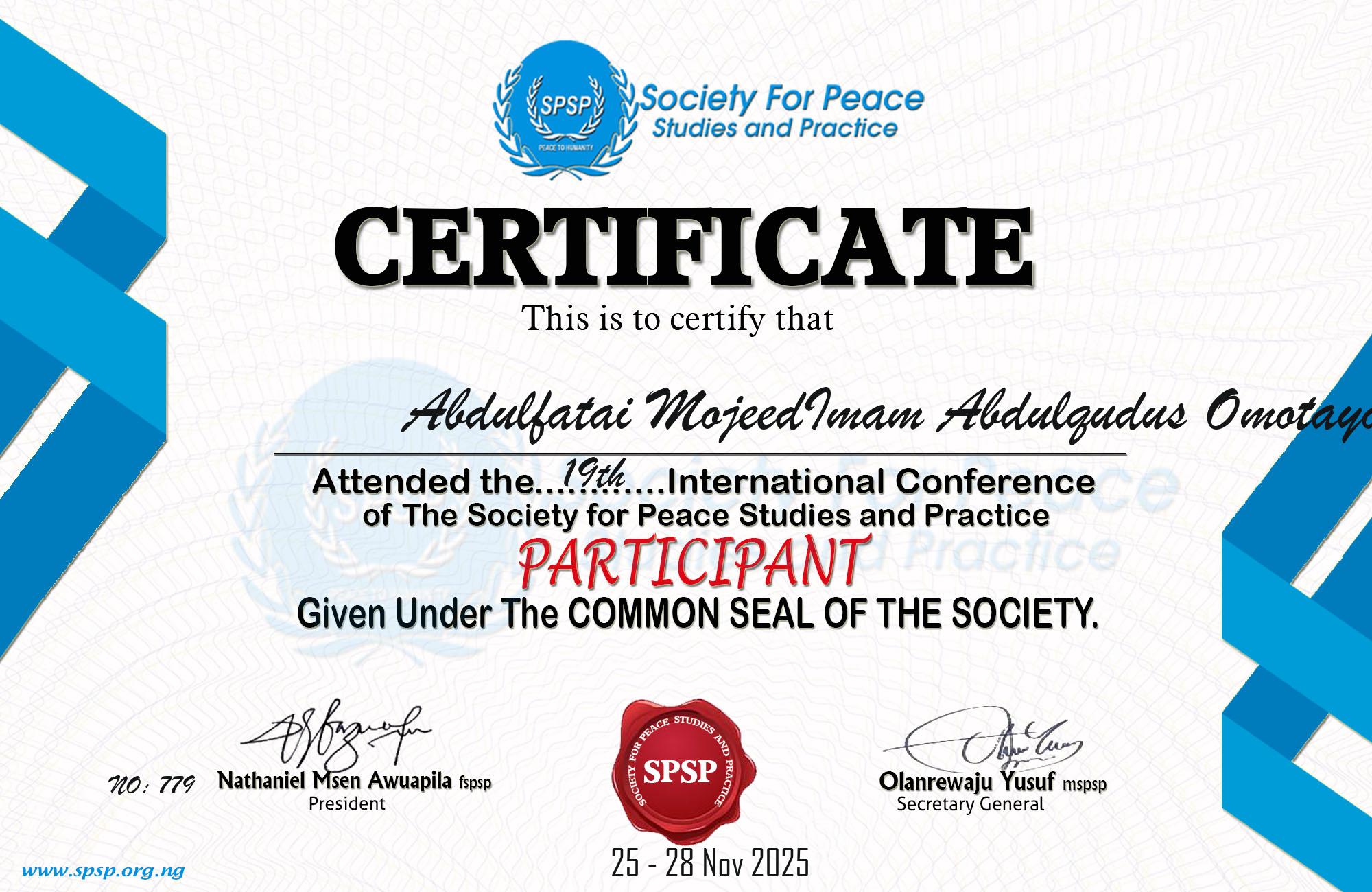 Certificate Image